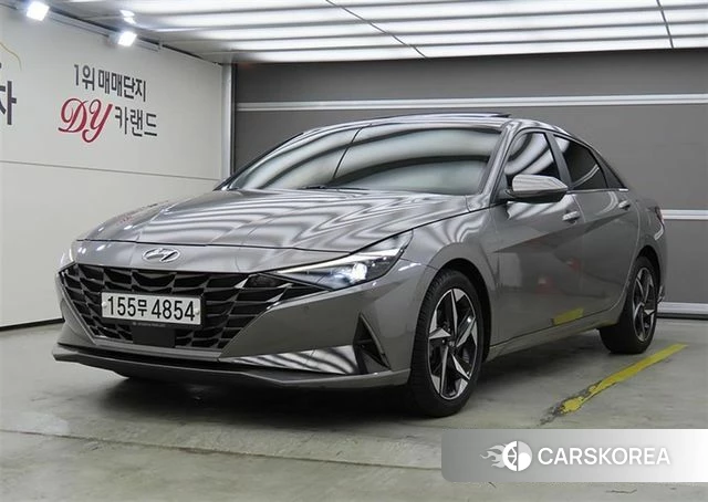 Hyundai Avante (CN7) 2020 Серебристо-серый из Кореи
