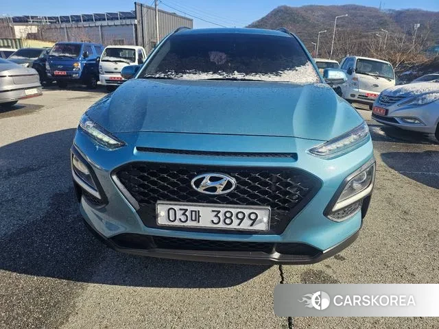 Hyundai Kona 2018 Небесно-голубой из Кореи
