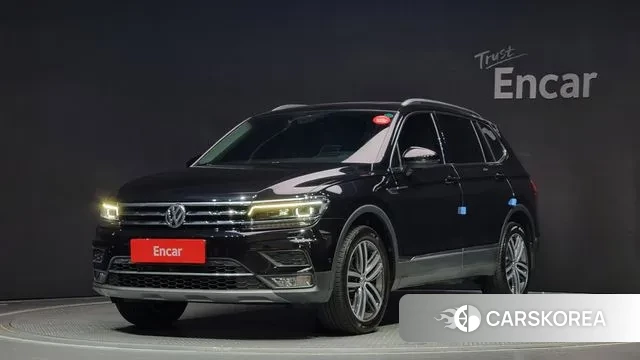 Volkswagen Tiguan Allspace 2020 Черный из Кореи