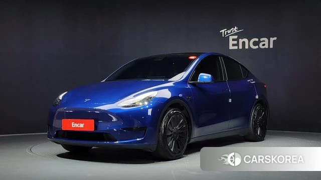 Tesla Model Y 2024 Синий из Кореи