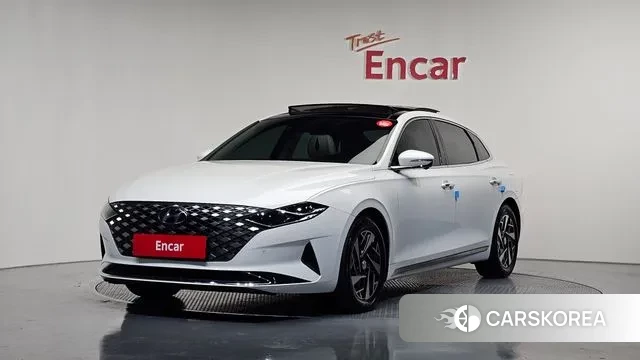Hyundai The New Grandeur IG Hybrid 2021 Белый из Кореи