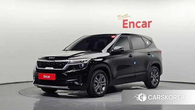 Kia Seltos 2022 Черный из Кореи