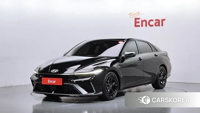 Hyundai The New Avante (CN7) 2023 Черный из Кореи