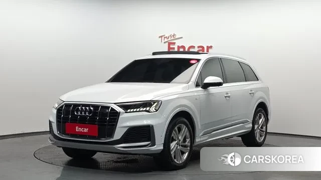 Audi Q7 (4M) 2021 Белый из Кореи
