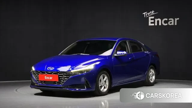 Hyundai Avante (CN7) 2020 Синий из Кореи