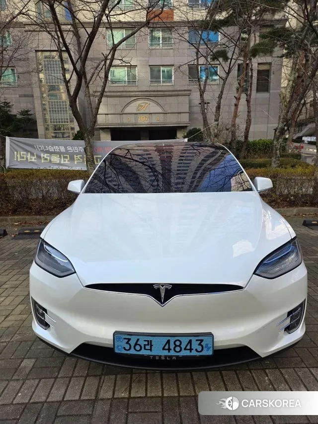 Tesla Model X 2020 Белый из Кореи