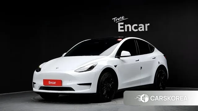 Tesla Model Y 2023 Белый из Кореи