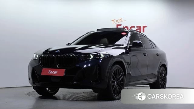 BMW X6 (G06) 2025 Черный из Кореи