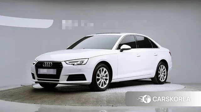 Audi A4 (B9) 2018 Белый из Кореи