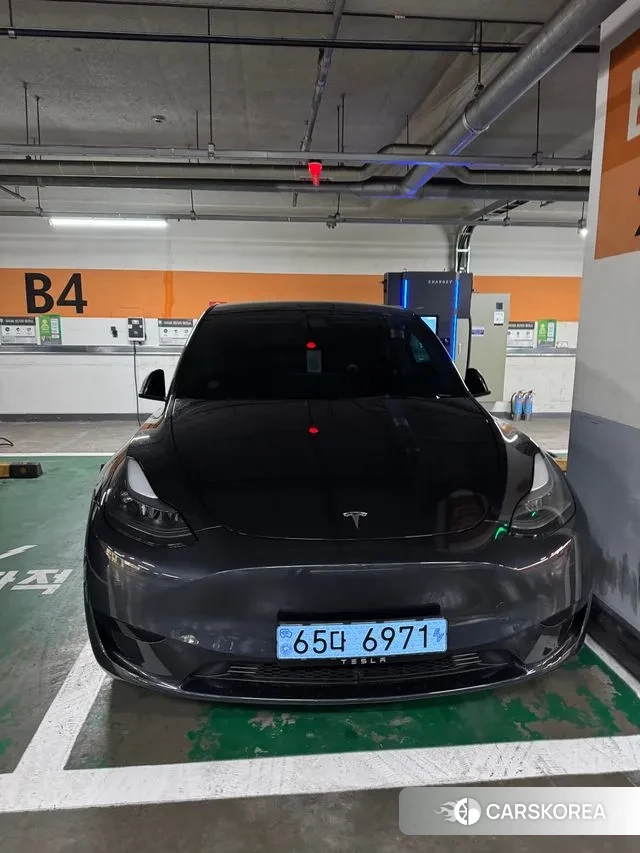 Tesla Model Y 2024 Серый из Кореи