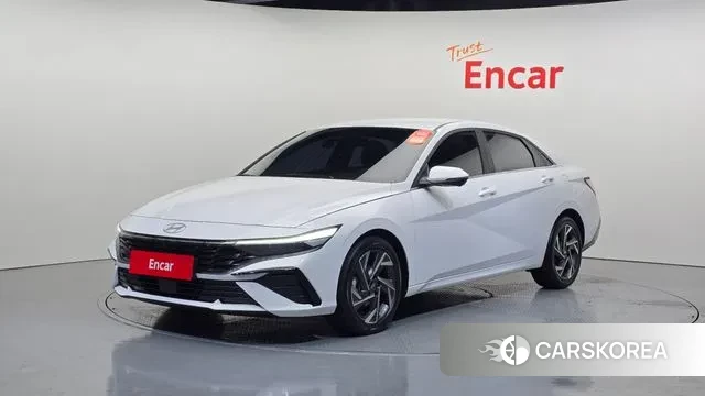 Hyundai The New Avante (CN7) 2023 Белый из Кореи