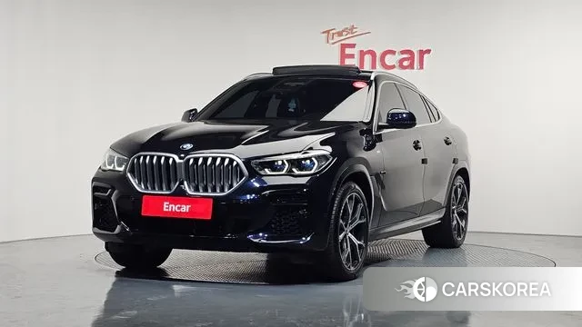 BMW X6 (G06) 2023 Черный из Кореи