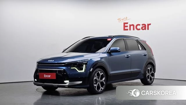 Kia Di Ol Nu Niro 2023 Синий из Кореи