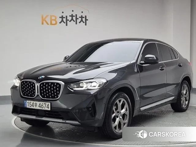 BMW X4 (G02) 2022 Черный из Кореи