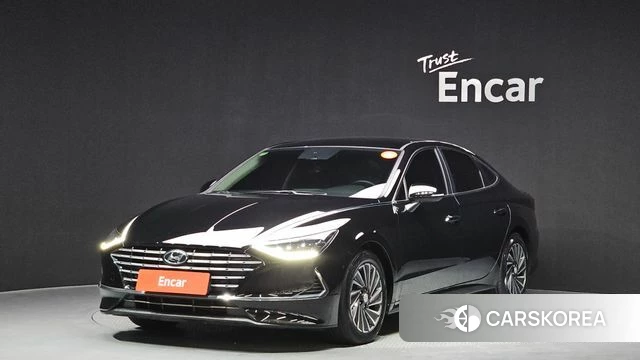 Hyundai Sonata Hybrid (DN8) 2021 Черный из Кореи