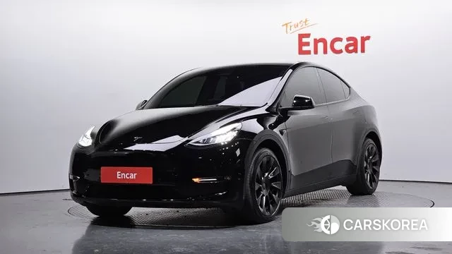 Tesla Model Y 2021 Черный из Кореи