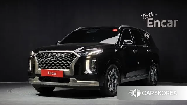 Hyundai Palisade 2022 Черный из Кореи