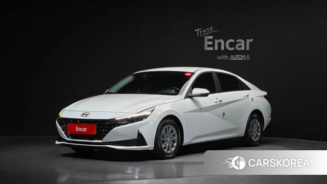 Hyundai Avante (CN7) 2020 Белый из Кореи