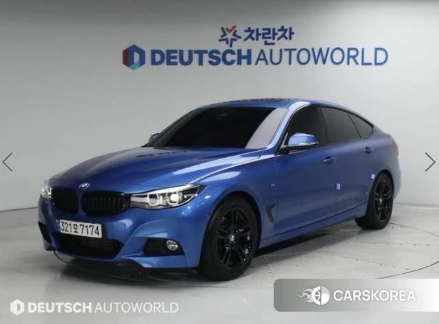 BMW 3 Series GT (F34) 2020 Синий из Кореи