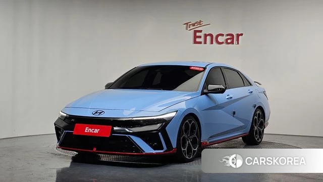 Hyundai The New Avante (CN7) 2025 Небесно-голубой из Кореи