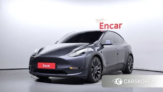 Tesla Model Y 2021 Серый из Кореи