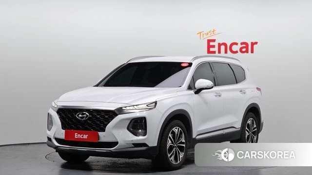 Hyundai Santa Fe TM 2019 Белый из Кореи