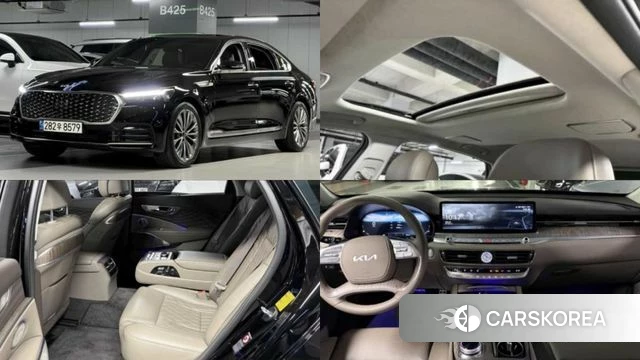 Kia The New K9 2nd generation 2023 Черный из Кореи