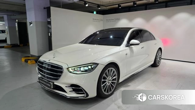 Mercedes-Benz S-Class W223 2022 Жемчужный цвет из Кореи
