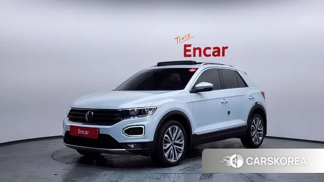 Volkswagen T-Roc 2021 Белый из Кореи