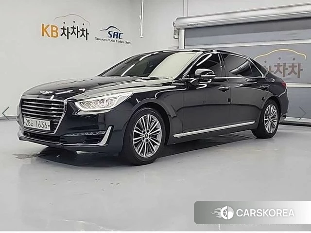 Genesis EQ900 2018 Черный из Кореи
