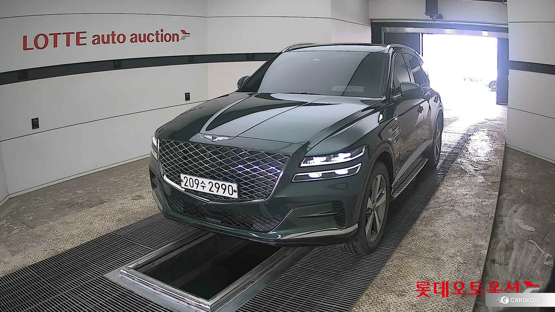 Hyundai GV80 2022 Cardiff Green из Кореи