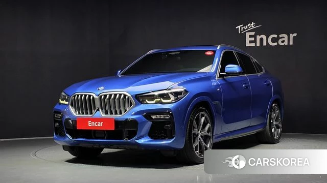 BMW X6 (G06) 2020 Синий из Кореи