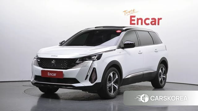 Peugeot 5008 second generation 2022 Белый из Кореи