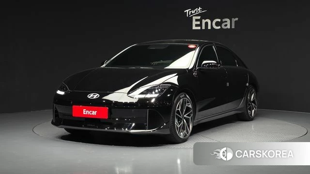 Hyundai Ionic 6 2023 Черный из Кореи