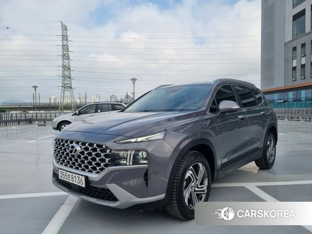 Hyundai The New Santa Fe 2022 Серый из Кореи
