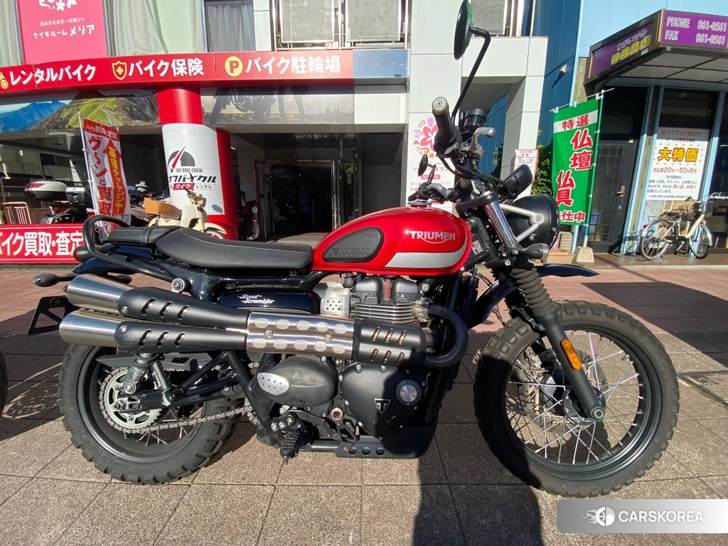 Проданный Triumph STREET SCRAMBLER 2017 из Японии