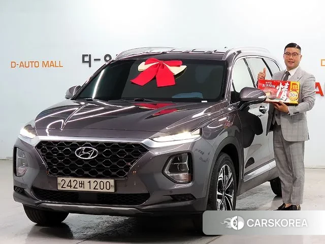 Hyundai Santa Fe TM 2020 Серый из Кореи