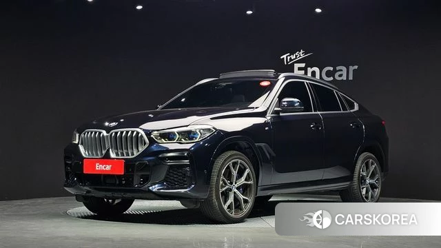 BMW X6 (G06) 2022 Синий из Кореи