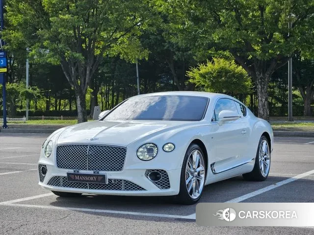 Bentley Continental GT 3rd Generation 2022 Белый из Кореи