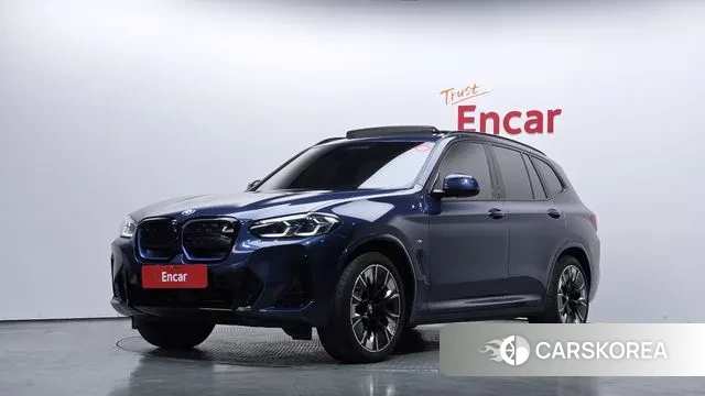 BMW iX3 2023 Синий из Кореи