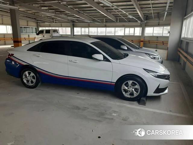 Hyundai Avante (CN7) 2021 Белый из Кореи