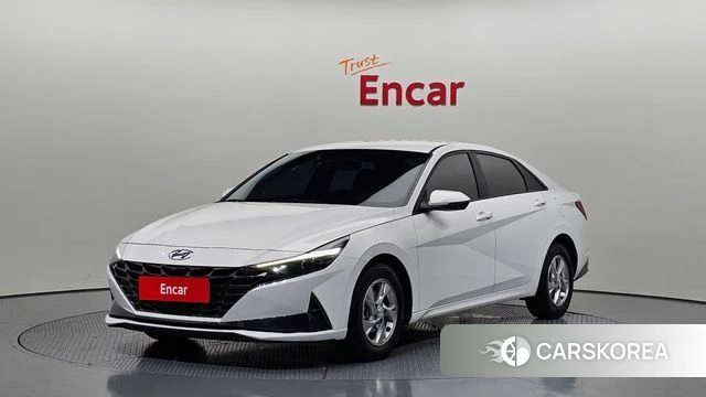 Hyundai Avante (CN7) 2020 Белый из Кореи