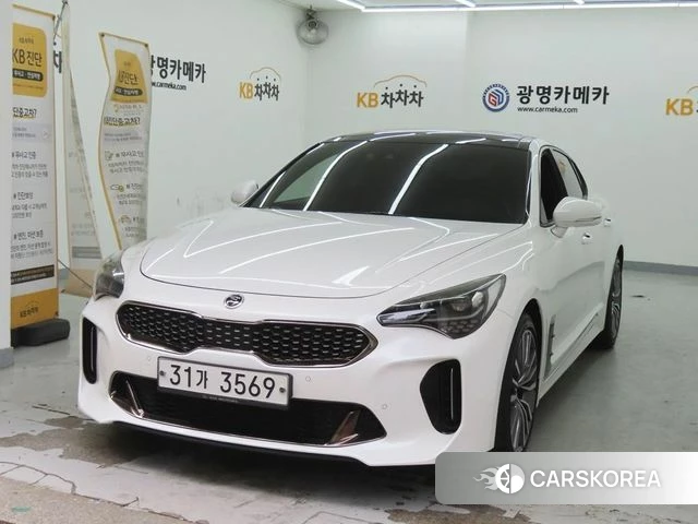 Kia Stinger 2019 Белый из Кореи