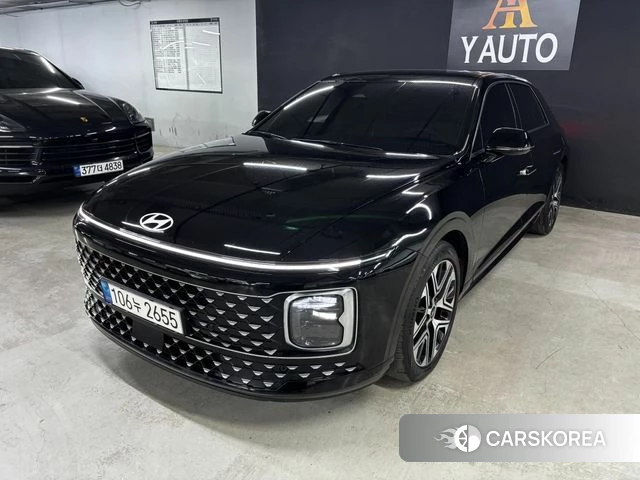 Hyundai Grandeur Hybrid (GN7) 2023 Черный из Кореи