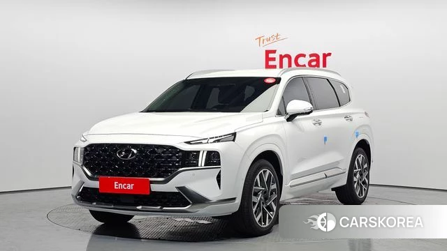 Hyundai The New Santa Fe 2023 Белый из Кореи