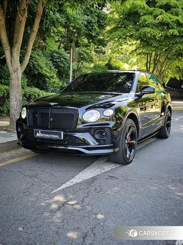 Bentley Bentayga 2022 Черный из Кореи