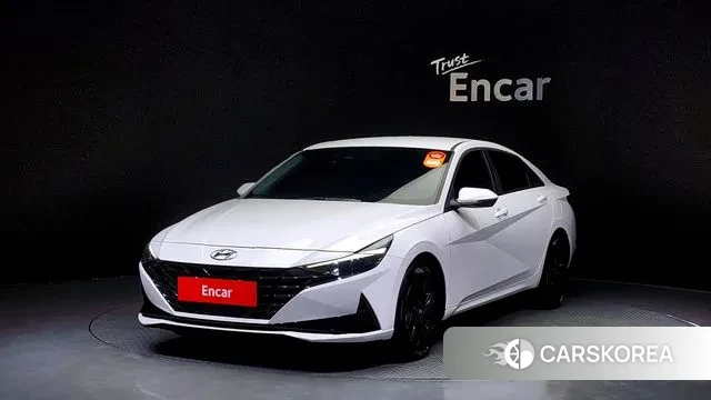 Hyundai Avante (CN7) 2022 Белый из Кореи