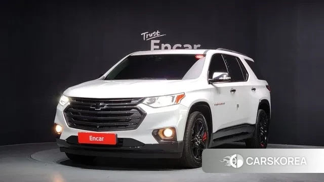 Chevrolet (GM Daewoo) Traverse 2021 Белый из Кореи