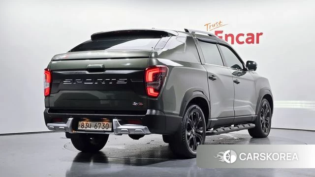 Ssangyong The New Rexton Sport 2021 Темно-зеленый из Кореи
