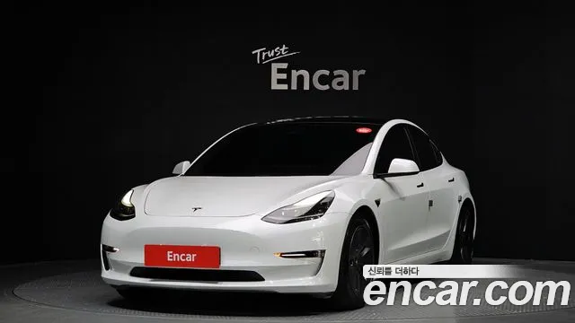 Tesla Model 3 2021 Белый из Кореи